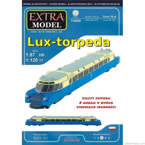 EX072 - 7/2020 - Lux-torpeda - 1:87(H0) 1/120 (TT)
