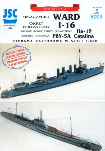 JSC-066 - WARD niszczyciel / I-16 o.p. / Ha-19 - 1/400