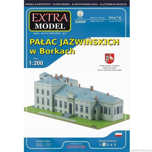 EX071 - 6/2020 - Pałac Jaźwińskich w Borkach - 1/200