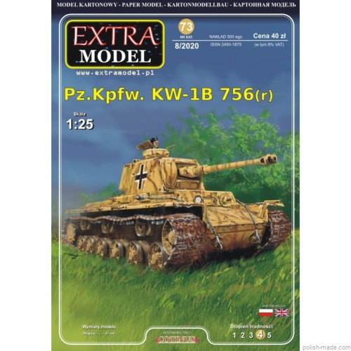 EX073 - 8/2020 - Pz.Kpfw. KW-1B 756(r) - 1/25