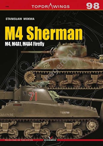 TOPDRAWINGS 98 - Sherman M4, M4A1, M4A4 Firefly 