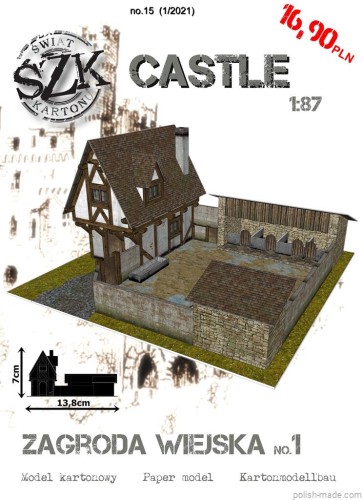 CASTLE - Zagroda wiejska no.1 - C15 - 1/87(H0)