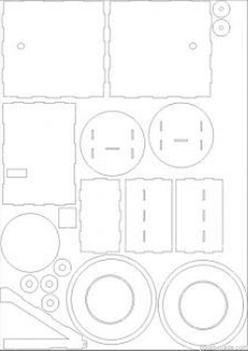 KRESOWIEC wręgi - W-060 - 1/25