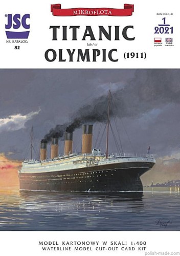 JSC-082 - TITANIC / OLYMPIC 1911' transatlantyk - 1/400