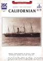 JSC-417 - CALIFORNIAN parowiec - 1/400