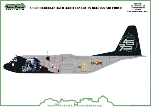 D144156 C-130 Hercules 45th Anniversary in Belgian Air Force