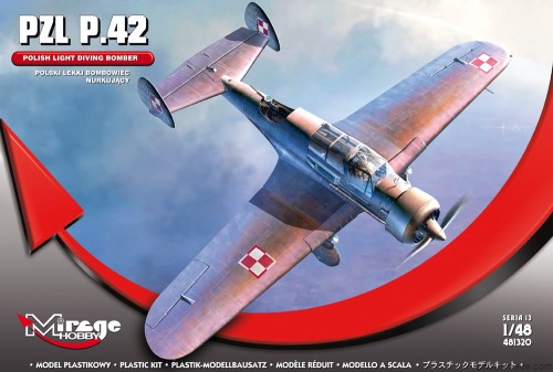 PZL.42 bombowy nurkujący - 1/48