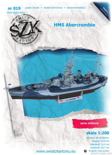 HMS ABERCROMBIE monitor - 019 - 1/200