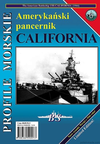 PM-006 - USS CALIFORNIA '44' BB-44 pancernik