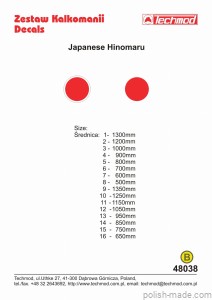 48038  ozn.japońskie - 'HINOMARU'