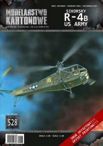 MK-528' - SIKORSKY R-4B US ARMY - 1/50 model kartonowy