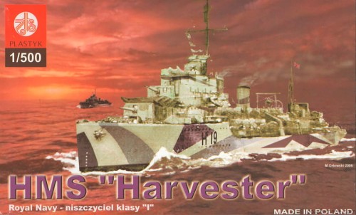 niszczyciel brytyjski HMS "HARVESTER" 1/500*