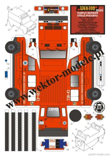 TARPAN HONKER Straż Pożarna - mini 04 - 1/32