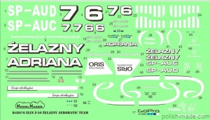 D48076 Zlin Z-50 ŻELAZNY Aerobatic Team