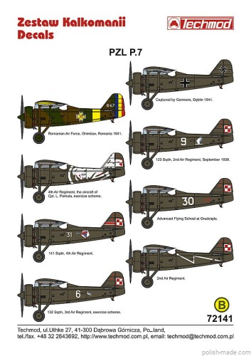 72141 PZL P.7A - 1933-41