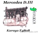 Mercedes D.III silnik - 1/48