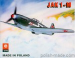 Jak-1/1M myśliwski - 1/72 model plastikowy