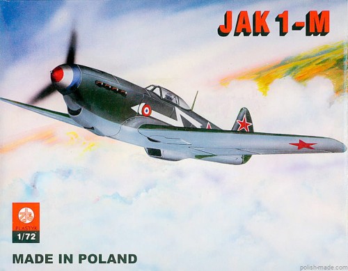 Jak-1/1M myśliwski - 1/72 model plastikowy