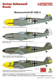 32027 Messerschmitt Bf 109E-4 1940
