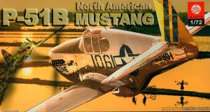 P-51 B MUSTANG myśliwski - 1/72
