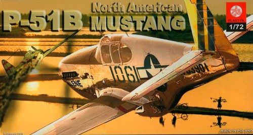 P-51 B MUSTANG myśliwski - 1/72