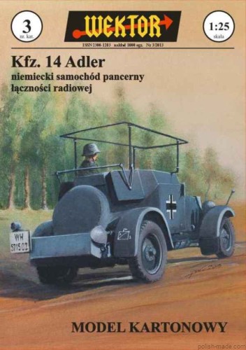 Kfz.14 Adler samochód panc. radio - 03 - 1/25