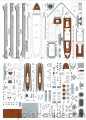 JSC-044 - TOBRUK transportowiec / MEDOC, CH11 patrolowce - 1/400 