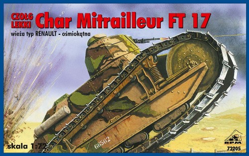 Char Mitrailleur FT 17 - 72205 - 1/72