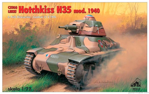 HOTCHKISS H35 mod.40 cz.lekki - 72217 -1/72