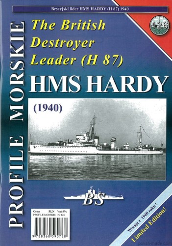 PM-126 - HMS HARDY '40' niszczyciel