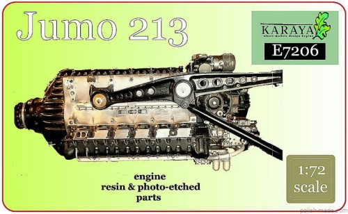 Jumo 213 silnik - 1/72