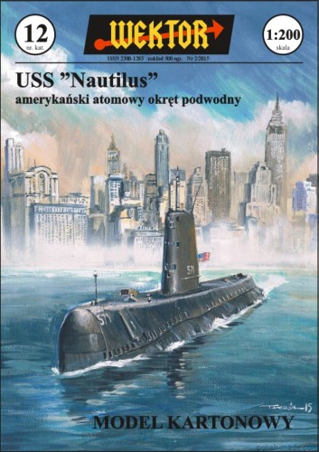 USS 'NAUTILUS' atomowy o.p. - nr.12 - 1/200