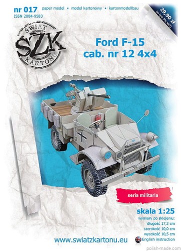 Ford F-15 cab. nr 12 4x4 - 017 - 1/25