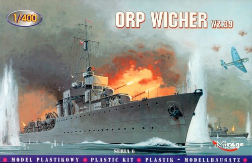 ORP WICHER wz.39 niszczyciel - 1/400