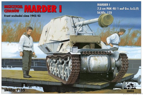 MARDER I Rosja 42/43 niszczyciel czoł. - 35055 - 1/35