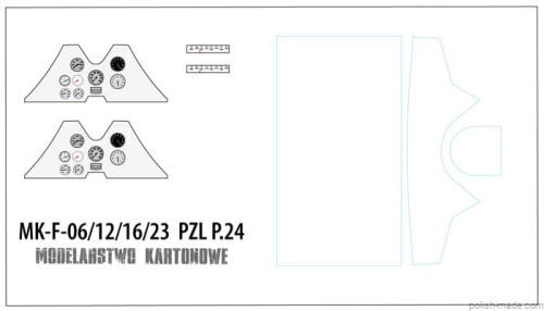 MK-A-F-003 - PZL P.24 folia - 1/33