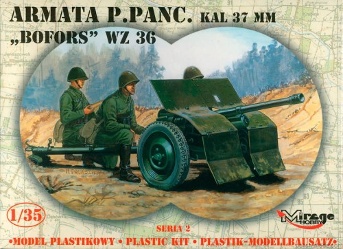 BOFORS wz.36 armata p.panc 37mm - 1/35