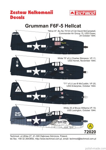 72020  Grumman F6F-5 Hellcat