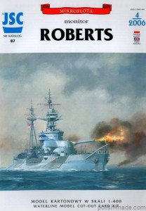 JSC-087 - HMS ROBERTS monitor - 1/400