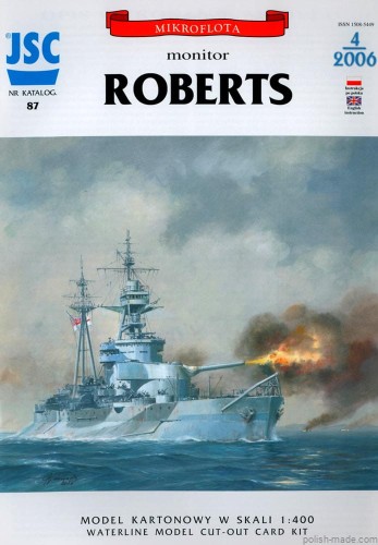 JSC-087 - HMS ROBERTS monitor - 1/400