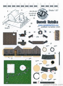 Domek Hutnika - D07 - 1/87(H0)