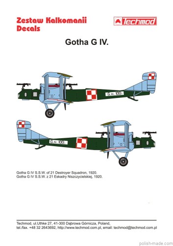 32053 Gotha G.IV (SSW) - Polska