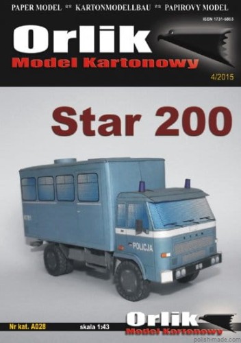 STAR 200 policja - A028 - 1/43