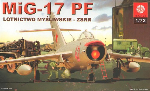 MiG-17 PF - ZSRR  myśliwski - 1/72
