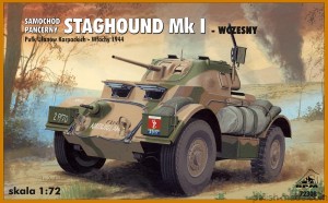 STAGHOUND Mk I 'PUK' wczesny - 72308 - 1/72