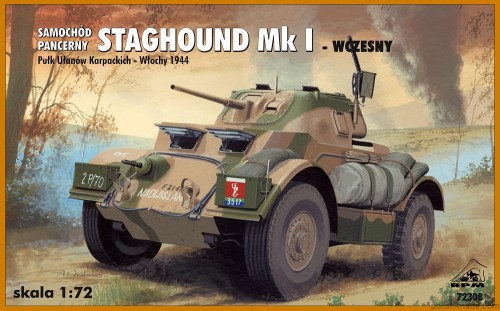 STAGHOUND Mk I 'PUK' wczesny - 72308 - 1/72