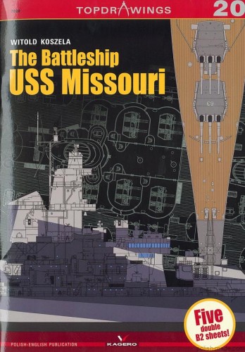 TOPDRAWINGS 20 - USS MISSOURI '45-91' pancernik