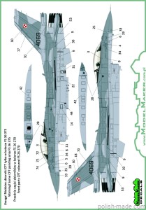 D48073A Polish F-16C/D stencils