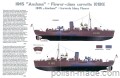 HMS 'ANCHUSA' (K186) t.Flower - 350801 - 1/350