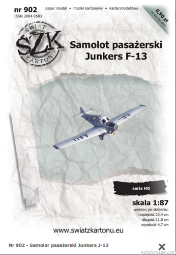 Junkers F-13 - 902 - 1/87